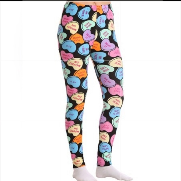 Valentine Conversation heart leggings - Picture 2 of 5